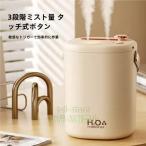 加湿器 小型 卓上 ミニ加湿器 超音波 空気清浄機 大容量 2L USB充電式 除菌 コードレス 上部給水式 オフィス 部屋 寝室 車用 乾燥対策 新生活 ギフト 敬老の日