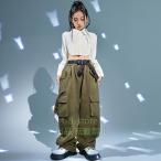  Kids танцевальный костюм hip-hop .... tops выставить красный брюки-карго Cheer девушка костюм длинный рукав t рубашка Cheer Dance Корея девочка Jazz Dance девушка 
