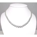 オシャレなゲルマニウムテニスネックレスキュービックジルコニア華やかさと健康アクセサリー生体電流マイナスイオン　爆買