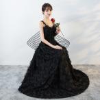  цветное платье чёрный черный свадьба исполнение . презентация платье Mai шт. костюм slender line One-piece плетеный вверх плечо шнур шаль подарок отправка в тот же день 90223bk