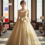 カラードレス  演奏会 赤 ピンク 薄紫 シャンパン ロングドレス 結婚式  花嫁ドレス 前撮り 肩紐付き 編み上げ 即日発送 SML  cd01264