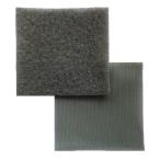 ワッペン パッチ用 面ファスナーセット OD オリーブ系 12.5x10cm(フック&ループ), ベルクロ マジックテープ