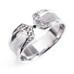 Yahoo! Yahoo!ショッピング(ヤフー ショッピング)ダイヤモンド 指輪 リング レディース クロス Xデザイン 天然石 梨地加工