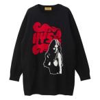 ＨＹＳＴＥＲＩＣ ＧＬＡＭＯＵＲ ヒステリックグラマー ２０２５年・秋冬新作 FLAME WOMAN編込 ニット ０１２５３NS０３９