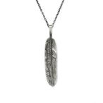 JAM HOME MADE ジャムホームメイド HALF DOLLAR FEATHER NECKLACE M フェザーネックレス JNS691SV