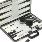 Park Avenue Genuine Leather Backgammon Set