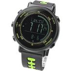 [ラドウェザー]腕時計 スイス製センサー搭載 デジタル コンパス 高度計 気圧計 温度計 天気予報機能 ペースメーカー