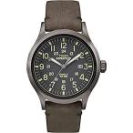 TIMEX TW4B017009J Expedition Scout Metal - Brown Leather/Grey Dial
