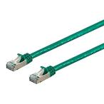 Monoprice Cat7 Ethernet Network Patch Cable - 100 feet - Green | 26AWG, Shi