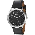 Timex TW2T71900 Men's Modern Easy Reader 40mm Black Leather Strap Watch