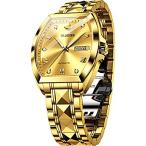 OUPINKE Gold Luxury Dress Watches for Men Automatic Mechanical Unique Tonne