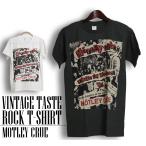 ヴィンテージロックtシャツ バンドtシャツ パンク MOTLEY CRUE モトリークルー M Lサイズ 黒色