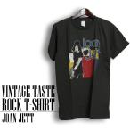 ヴィンテージロックtシャツ バンドtシャツ パンク JOAN JETT ジョーンジェット  M Lサイズ 黒色