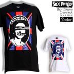 ロックtシャツ バンドtシャツ パンク セックス ピストルズ Sex Pistols God save the queen Sサイズ Mサイズ Lサイズ 黒色 白色