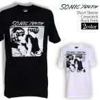 ロックtシャツ バンドtシャツ パンク ソニック ユース Sonic Youth メンズ レディース Mサイズ Lサイズ XLサイズ 黒色 白色 ストリート系