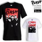 ロックtシャツ バンドtシャツ パンク The CLASH ザ クラッシュ メンバーロゴ メンズ レディース Mサイズ Lサイズ XLサイズ 黒色 白色 ストリート系