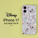 ショッピングダルメシアン iPhone 17 ケース 101匹わんちゃん クリア iPhone17 アイフォン17 ディズニー かわいい おしゃれ ダルメシアン スキニーディップ SKINNYDIP 正規品 スマホカバー