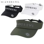 【20%OFFセール】サンバイザー メンズ レディース セントアンドリュース St ANDREWS 2025 春夏 新作 ゴルフ 042-5987252