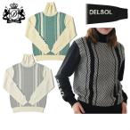 [ время распродажа 2/1 13:00 до 30%OFF] свитер женский Delsol Golf DELSOL GOLF 2025 осень-зима новый продукт Golf одежда 7896