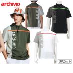 【30%OFFセール】ハイネックシャツ メンズ アルチビオ archivio 2025 春夏 新作 ゴルフウェア a469503
