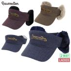 サンバイザー レディース レザレクション Resurrection 2025 秋冬 新作 ゴルフ be34sv03