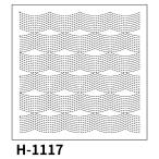 【新柄！】刺し子 花ふきん 布パック オリムパス フロー Flow H-1117 白布 刺し子 テキスタイル ラボ 刺し子作家 AYUFISH int.デザイン
