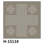 【新柄！】 刺し子 花ふきん 布パック オリムパス プレイ Pray H-15118 色布 ( Taupe ) 刺し子 テキスタイル ラボ 刺し子作家 AYUFISH int.デザイン