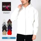 パーカー メンズ 無地 CROSS STITCH クロスステッチ 12.4オンス マックスヘビーZIPパーカー 裏起毛 ジップアップ 男女兼用 厚手 スウェット シンプル S-XL
