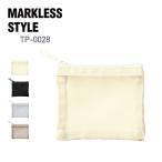 ポーチ 無地 MARKLESS STYLE マークレススタイル メッシュフラットポリポーチ(SS) TP-0028 男女兼用 小物入れ 袋 収納 整理 仕分け 通園 通学 旅行 環境 エコ