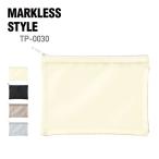ポーチ 無地 MARKLESS STYLE マークレススタイル メッシュフラットポリポーチ(M) TP-0030 男女兼用 小物入れ 袋 収納 整理 仕分け 通園 通学 旅行 環境 エコ