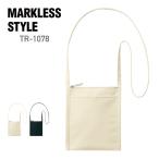 サコッシュ 無地 MARKLESS STYLE マークレススタイル フロントポケ