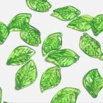 (10 шт. комплект ) leaf. акрил очарование зеленый прозрачный зеленый лист лист .. детали ручная работа 