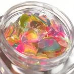 ハートのホログラムJ/サイズmix/3mm/4mm/6mm/パステル/オーロラ/ミルキーホワイト/ネイル