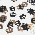 (10 шт. комплект )... metal детали E черный Crown .. ногти resin ручная работа приклеивание тонкий декоративный элемент чёрный 