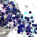  Mix тент грамм K холод цвет Aurora blue розовый серебряный белый автомобиль Insta - звезда Kirakira шестиугольник resin . входить Nailparts ручная работа 