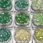  Sherpa uda-/ resin / ногти / Sherpa uda-/ трещина ракушка / ракушка хлопья / зеленый серия / зеленый / желтый зеленый / градация / раковина 