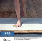 珪藻土 バスマット 日本製 国産 soil BATH MAT large ノンアスベスト 足ふきマット 風呂場 速乾 大きい 大判