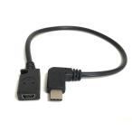 Access E Direct L型 25cm ミニUSB から タイプ C変換 ケーブル + マイクロファイバークロス付き USB Min