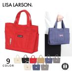 ショッピング仕切り リサラーソン トートバッグ レディース 小さめ 仕切り マイキー バッグ キャンバス シンプル 猫  LISA LARSON LTMK-01