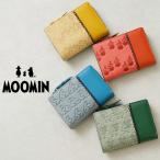 MOOMIN ムーミン 財布 二つ折り財布 牛革 レザー リトルミイ スナフキン ニョロニョロ 北欧デザイン 箱付き RMAT-820 PATTERN