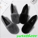  туфли-лодочки .... боа обувь мокасины Loafer мех обувь .... искусственный мех мех туфли без застежки плоская обувь прекрасный ножек осень-зима симпатичный 