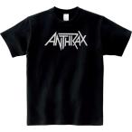 バンド　ロック Tシャツ　ANTHRAX　ブラック