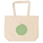 蚊取り線香　トートバッグ　キャンバス　12oz 綿100％　ナチュラル色