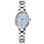 ショッピングシチズン CITIZEN EXCEED シチズン エクシード エコドライブ 電波時計 白蝶貝 オーバル レディース腕時計 ES9510-57D