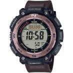 国内正規品 CASIO PRO TREK カシオ プロトレック 電波ソーラー バイオマスプラスチック ブラウン メンズ腕時計 PRW-3400Y-5JF