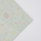 ● 中川政七商店　絽目小花唐草 水色　04号 茶道具 / 古帛紗・古袱紗 ゆうパケット対応