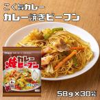 ショッピングカレー 即席焼ビーフン 幻のカレー味 58g×30袋 ケンミン 米麺 家庭用 簡単 インスタント 調理時間4分 ノンフライ 即席麺 カレーパウダー