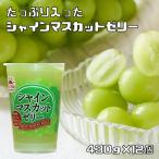 シャインマスカットゼリー 430g×12個 フルーツ日和 北海道物産 スイーツ 国産 国内産 ビック ジャンボ デカゼリー たっぷり