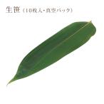 料理 和食 和風 お正月 お節 おせち お花見 重箱 小物 飾り 演出 おもてなし 天然素材 業務用 ヤマコー (M便 1/1) (生笹 M 真空パック 10枚入 15547)