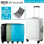 エース ace.TOKYO ディフェレンス 65-77L フロントオープン キャスターストッパー エキスパンド機能 キャリーケース スーツケース 05723